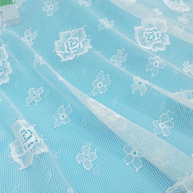 Lace Fabric Dress Cutwork Polyester for Women's Wear Wholesale Supplie 4